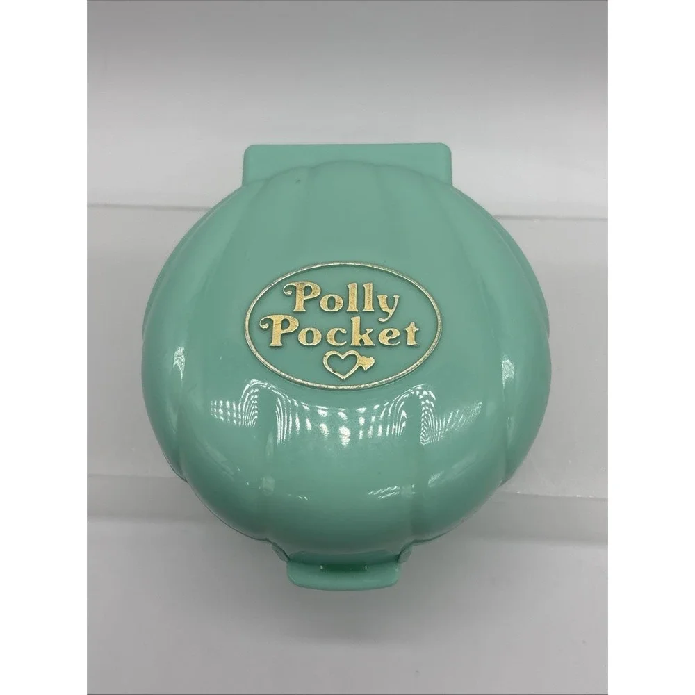Polly Pocket 1989 Polly's Beach House Bluebird Toys Case Only No Dolls